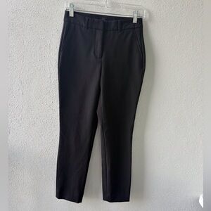 White‎ House Black Market Elle Slim Black Pants Size 0 Pockets Stretch Office